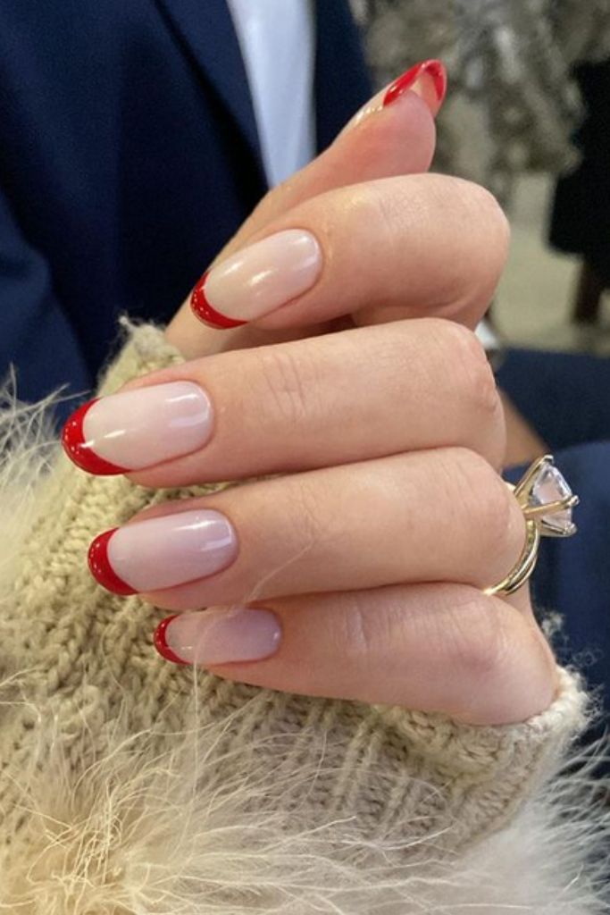 Round French Nail Design